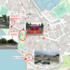 Plan de situation des 3 sites